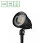 LED FLORI LIGERO Gartenspot mit Erdspiess IP65 Bodenstrahler 6W schwarz 600lm 40° Kaltweiss 6000K