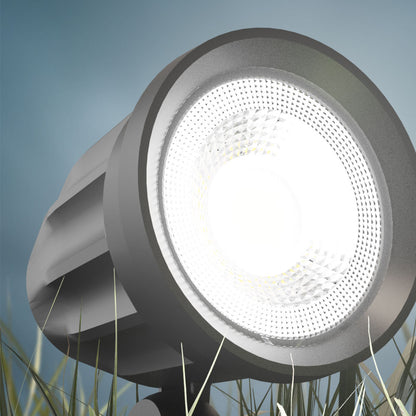 LED FLORI LIGERO Gartenspot mit Erdspiess IP65 Bodenstrahler 6W schwarz 600lm 40° Neutralweiss 4000K