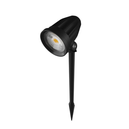 LED FLORI LIGERO Gartenspot mit Erdspiess IP65 Bodenstrahler 6W schwarz 600lm 40° Neutralweiss 4000K