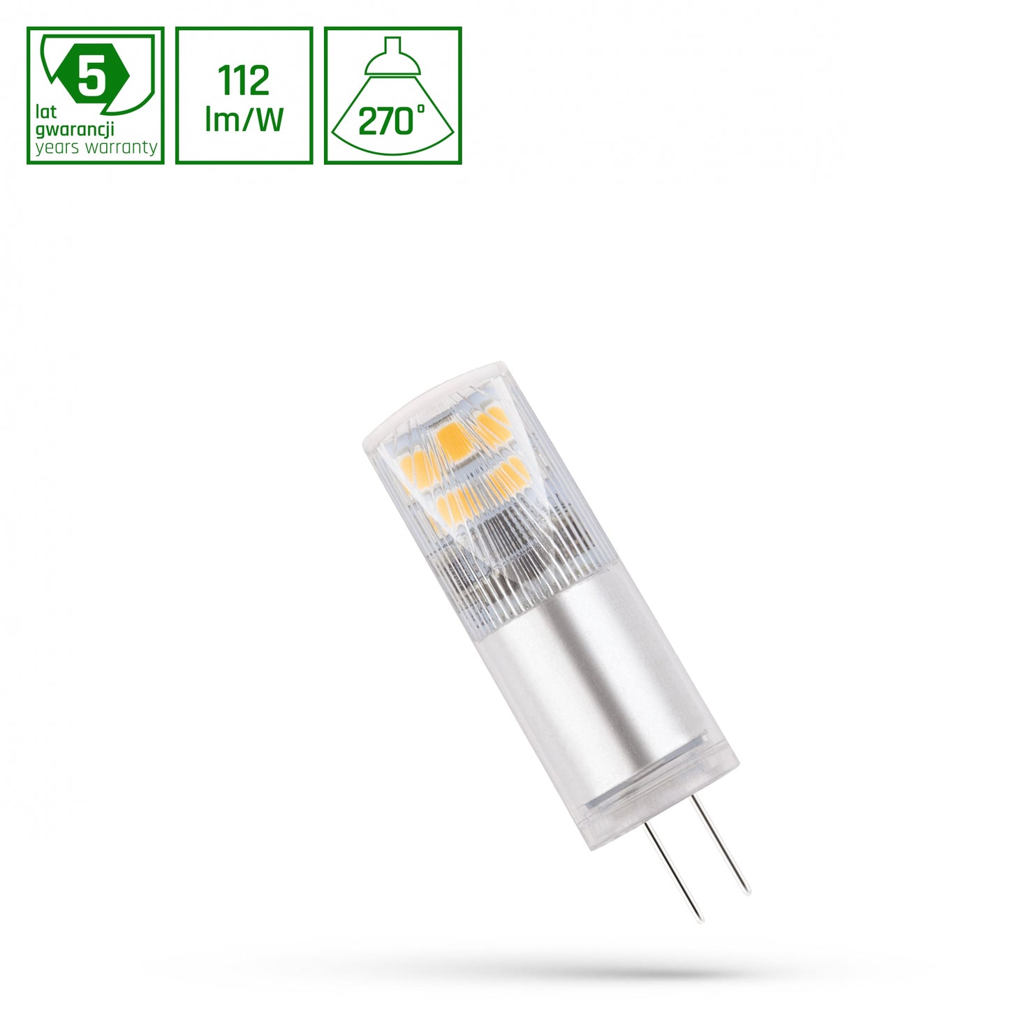 LED G4 2,5W = 27W klar 280lm 12V Premium 270° Neutralweiss 4000K