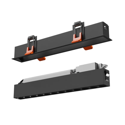 LED GRID S OPRAWA PODTYNKOWA Einbaustrahler 12W 230V eckig 40° schwarz IP20 1200lm CCT 2700K-4000K