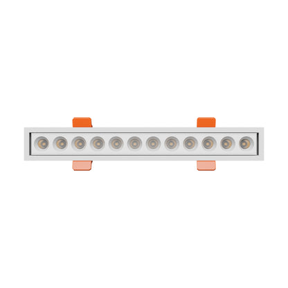 LED GRID S OPRAWA PODTYNKOWA Einbaustrahler 12W 230V eckig 40° weiß IP20 1200lm CCT 2700K-4000K