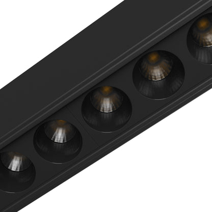 LED Grid S Surface Mounted Deckenleuchte 12W  40° 1200lm schwarz IP20 Aufbau UGR&gt;19 CCT 2700-4000K