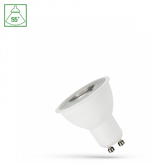 LED GU10 4W Reflektor 350lm 55° mit Linse weiss 230V Neutralweiss 4000K