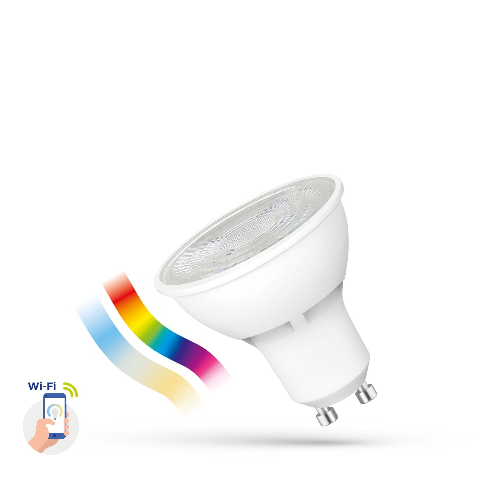 LED GU10 Smart Home 4,5W bunt 450lm 50° 2700K-6000K Alexa Google Tuya DIMMBAR