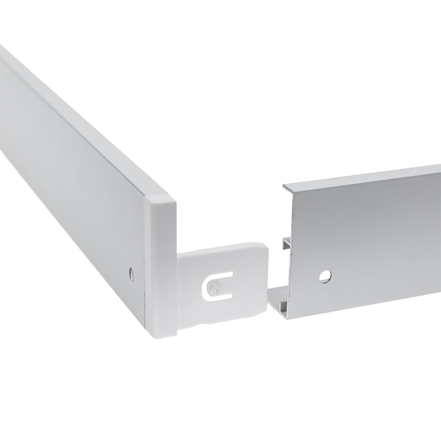 LED Halterung für Panel Aufbaurahmen 60x60cm weiss klappbar faltbar