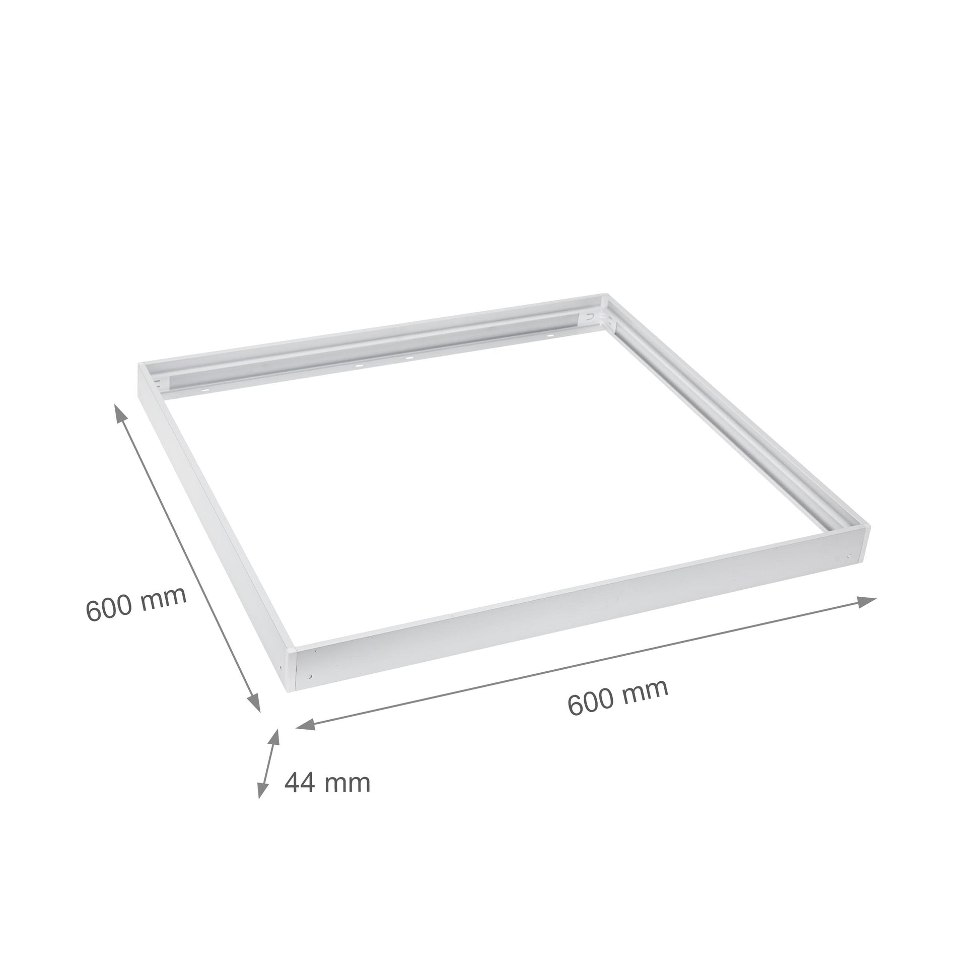 LED Halterung für Panel Aufbaurahmen 60x60cm weiss klappbar faltbar