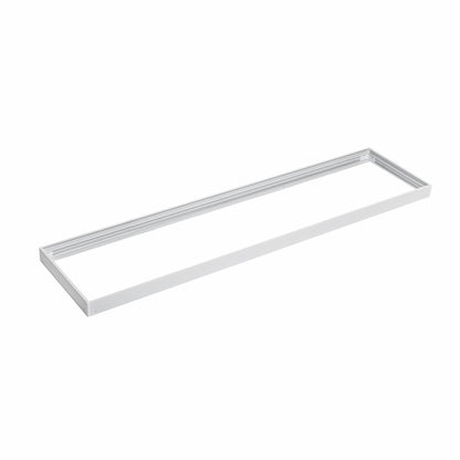 LED Halterung für Penel Aufbaurahmen 30x120cm weiss klappbar faltbar