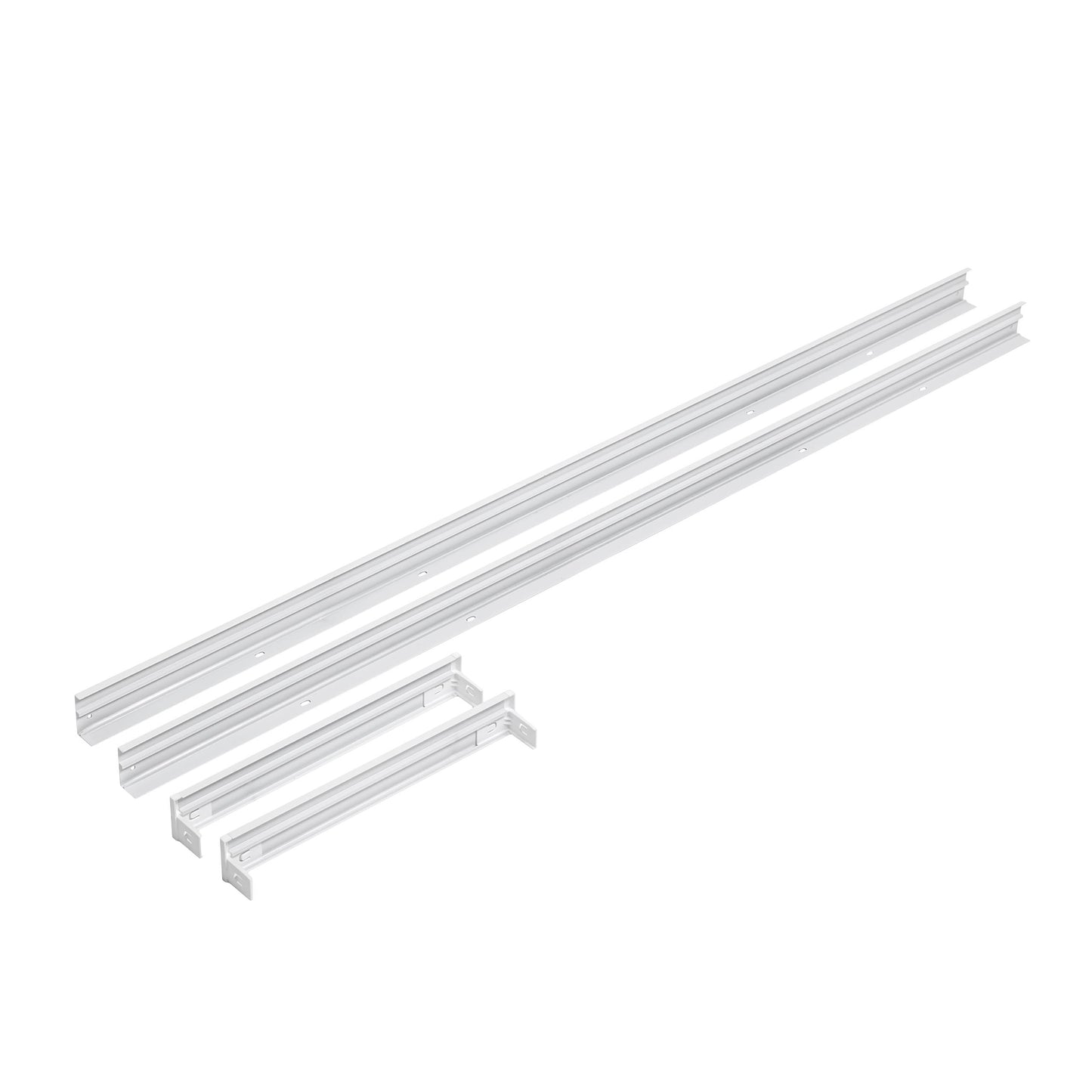 LED Halterung für Penel Aufbaurahmen 30x120cm weiss klappbar faltbar
