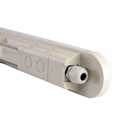 LED LIMEA CONNECT HERMETIC 50W 120cm Feuchtraumleuchte 7700lm IP65 grau IK08 Kaltweiss 6000K