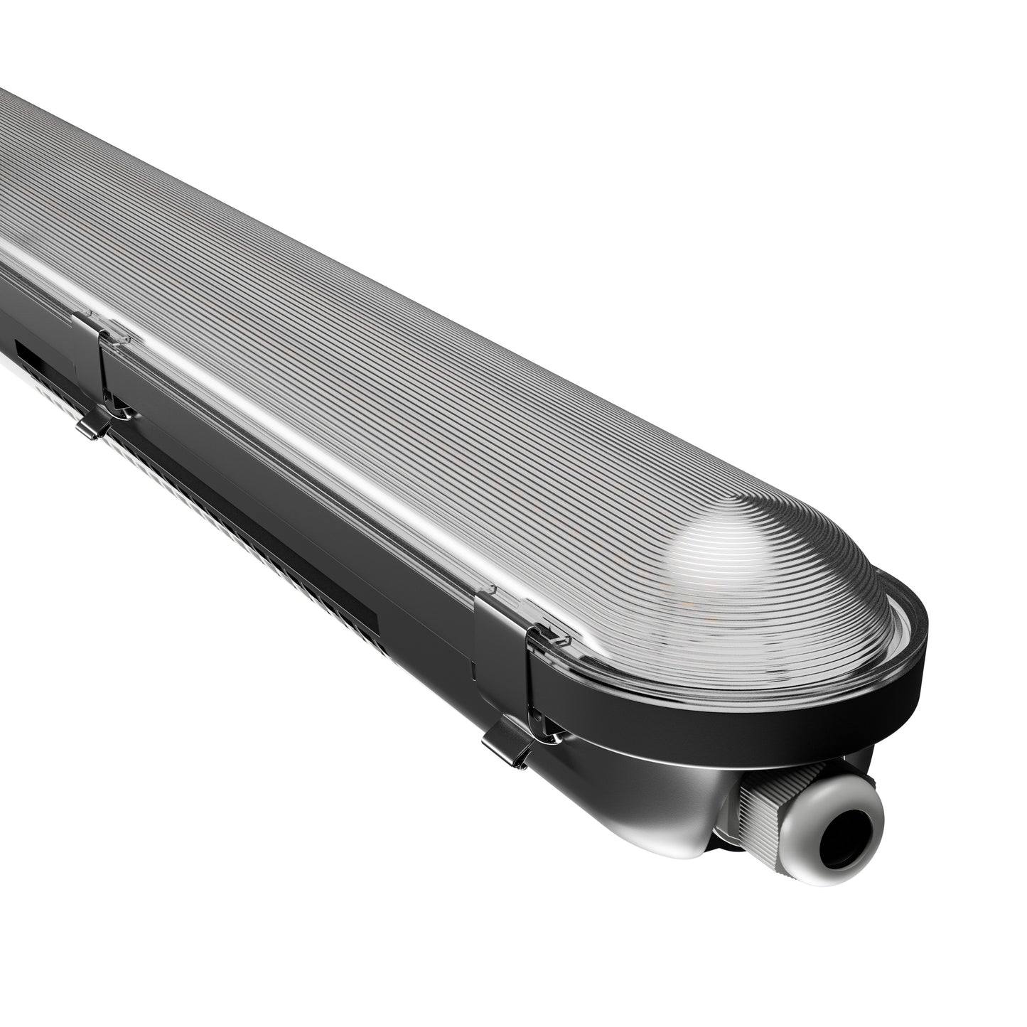 LED LIMEA GIGANT HERMETIC 20/26/33/40W 120cm Feuchtraumleuchte 6200lm Wannenleuchte IP66 schwarz Neutralweiss 4000K