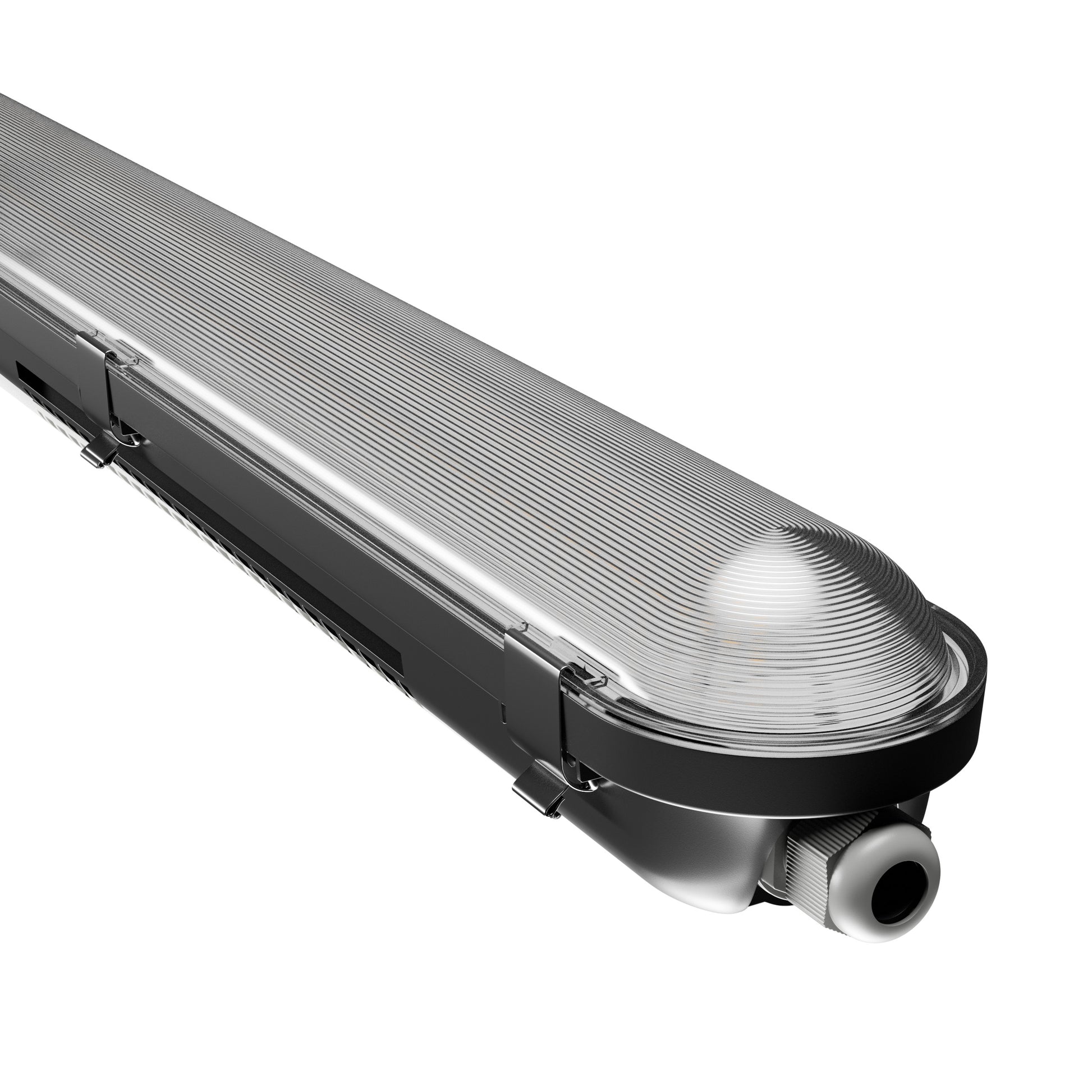 LED LIMEA GIGANT HERMETIC 20/26/33/40W 120cm Feuchtraumleuchte 6200lm Wannenleuchte IP66 schwarz Neutralweiss 4000K