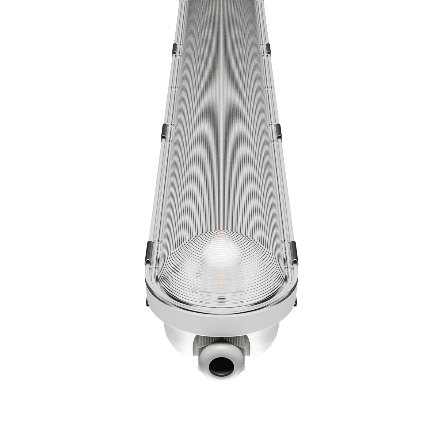 Spectrum LED LIMEA GIGANT PRO 12W/21W 60cm damp-proof light 3250lm diffuser light IP66 grey IK10 neutral white 4000K