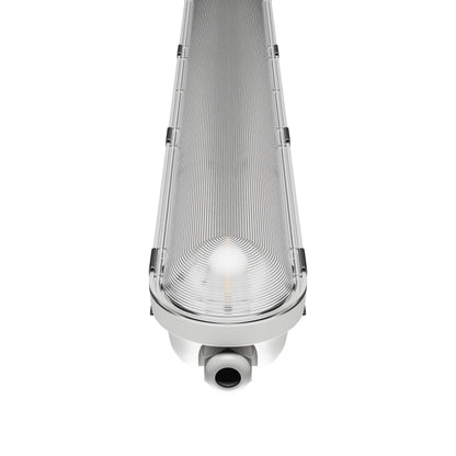 Spectrum LED LIMEA GIGANT PRO 12W/21W 60cm damp-proof light 3250lm diffuser light IP66 grey IK10 neutral white 4000K