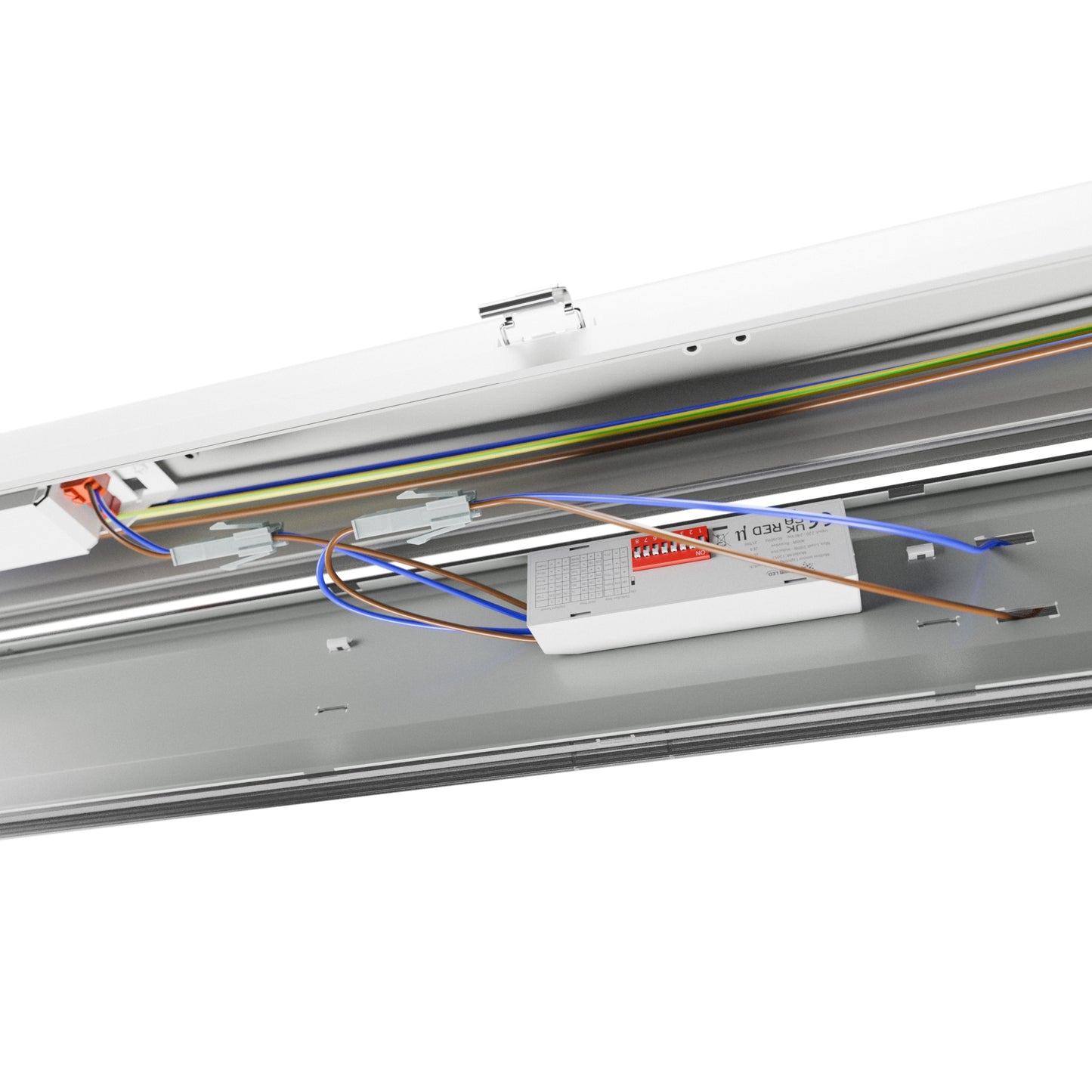 Spectrum LED LIMEA GIGANT PRO 27-58W 150cm Feuchtraumleuchte 9000lm Wannenleuchte IP66 grau IK10 Kaltweiß 6000K DALI - Sonderanfertigung