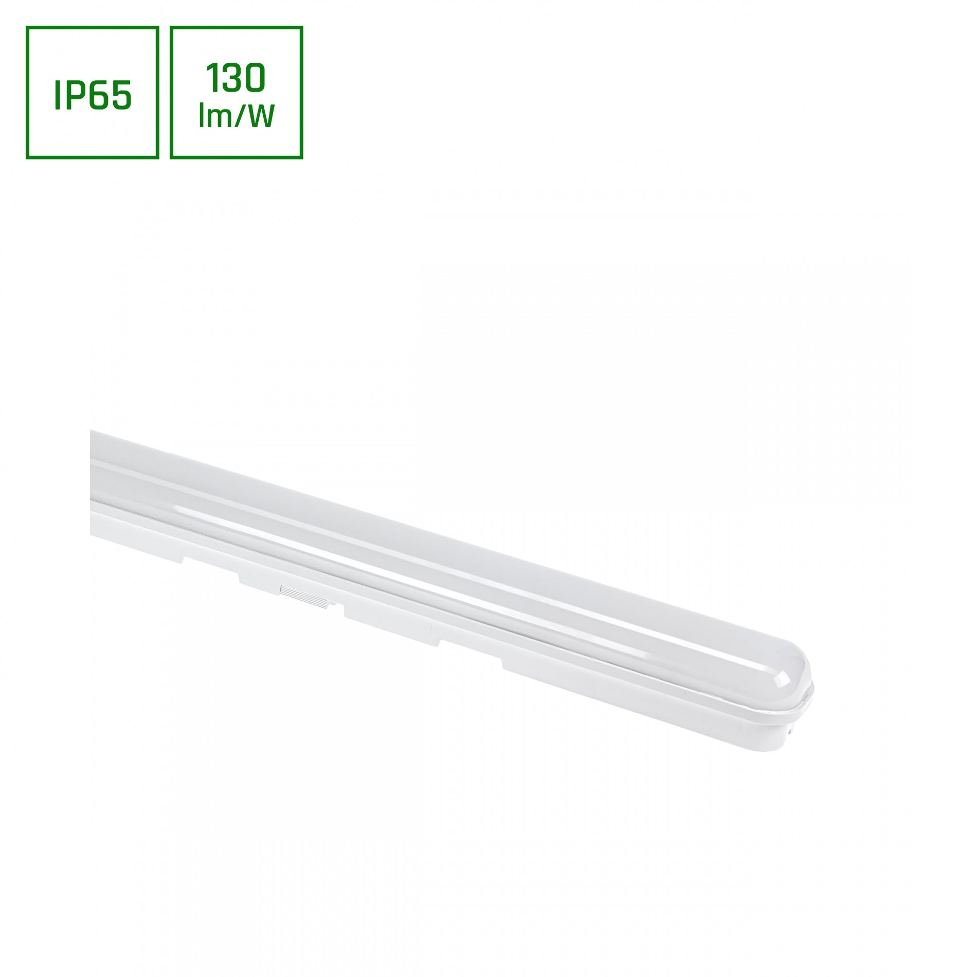 LED LIMEA GO HERMETIC 25W 60cm Feuchtraumleuchte 3250 lm Wannenleuchte IP65 IK07 Neutralweiss 4000K