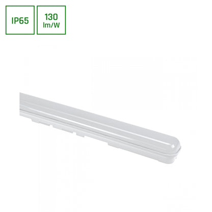 LED LIMEA GO HERMETIC 25W 60cm Feuchtraumleuchte 3250 lm Wannenleuchte IP65 weiss IK07 Kaltweiss 6000K