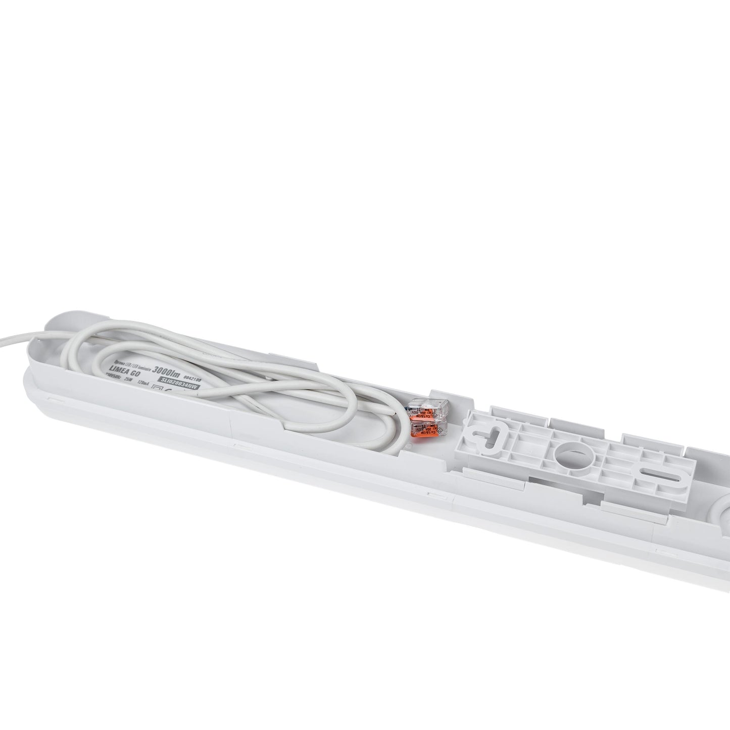 LED LIMEA GO HERMETIC 25W 60cm Feuchtraumleuchte 3250 lm Wannenleuchte IP65 weiss IK07 Kaltweiss 6000K