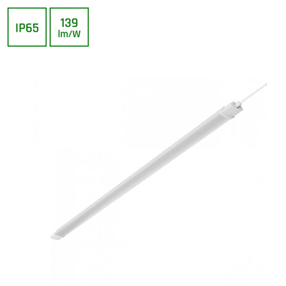 LED LIMEA PLUG 120cm Deckenleuchte 36W 5000lm mit Schalter 120° weiss 230V IP65 Neutralweiss 4000K
