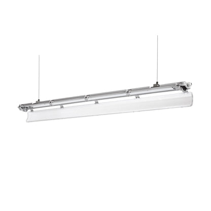 LED LIMEA TRI PROOF Feuchtraumleuchte Wannenleuchte 127cm IP65 grau für 2 x T8 LED Röhre G13 120cm