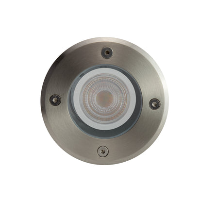 LED LUKKA CONNECT GU10 Bodenstrahler IP67 Gartenspot max. 4W grau rund
