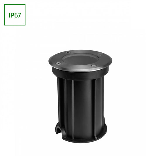 LED LUKKA CONNECT GU10 Bodenstrahler IP67 Gartenspot max. 4W grau rund