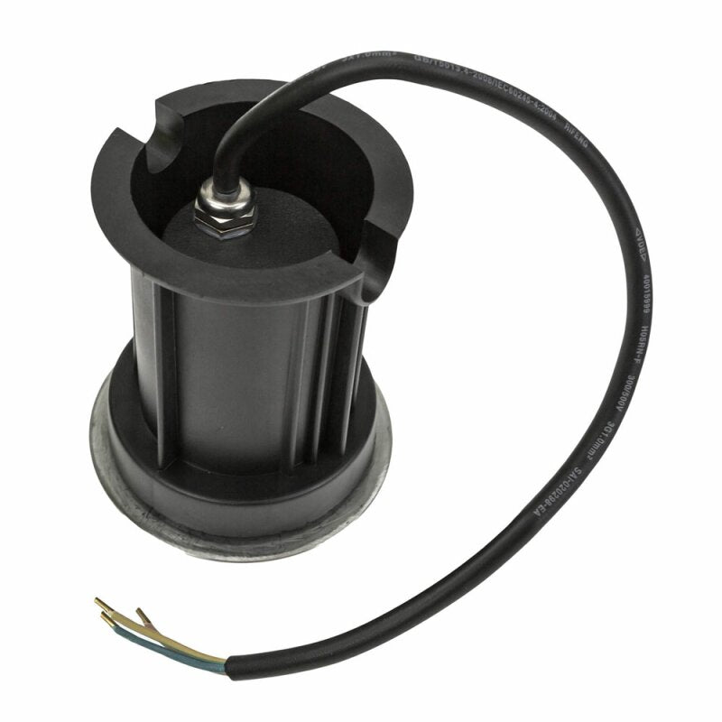 LED LUKKA GU10 Edelstahl Gartenspot IP67 Bodenstrahler max. 4W schwarz