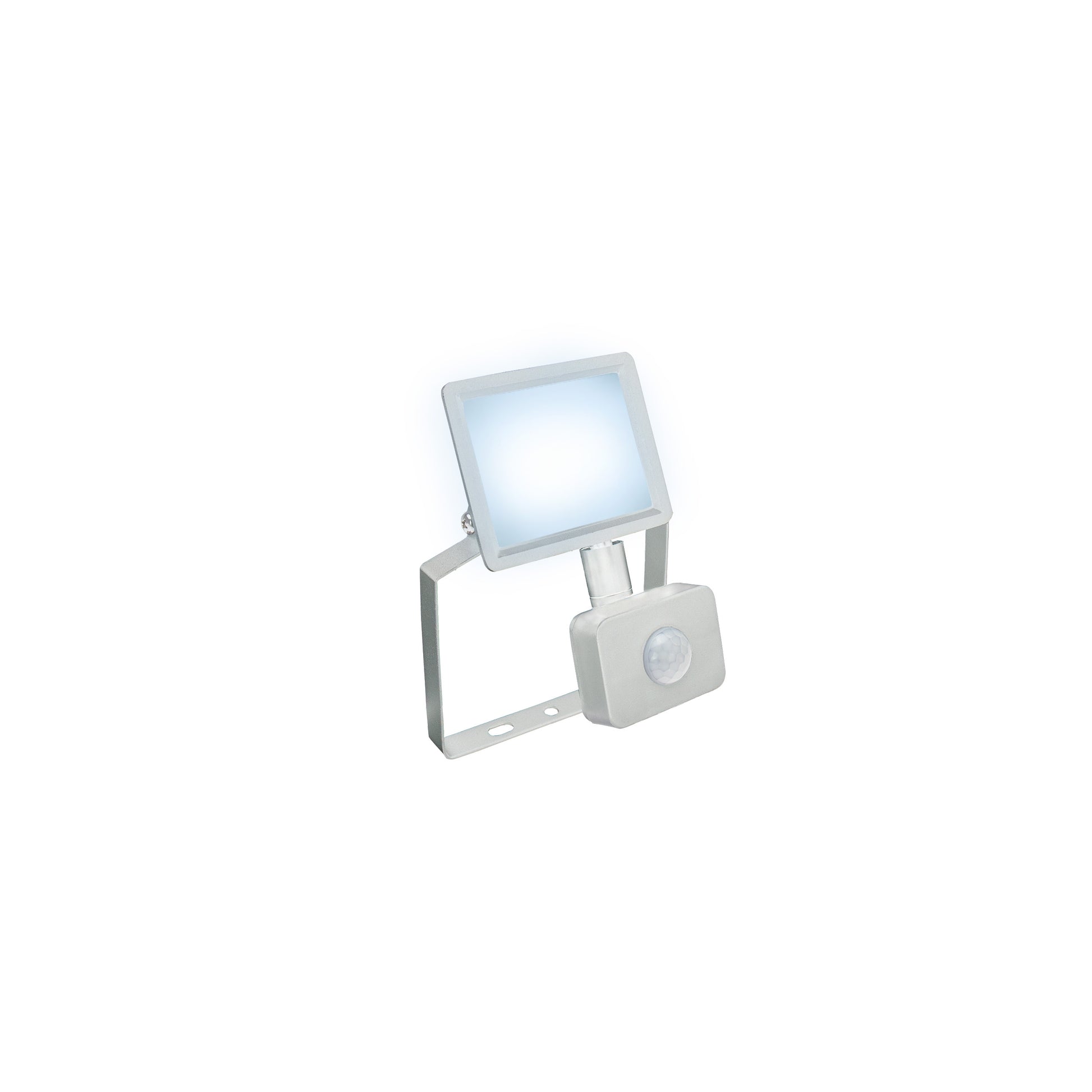 LED LUX 3 Fluter weiß 10W Strahler 1000lm IP44 Kaltweiß 6000K mit Bewegungsmelder
