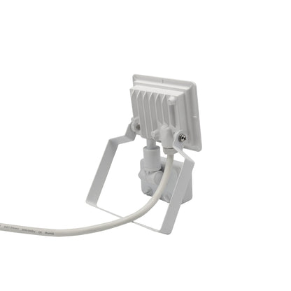 LED LUX 3 Fluter weiß 10W Strahler 1000lm IP44 Kaltweiß 6000K mit Bewegungsmelder