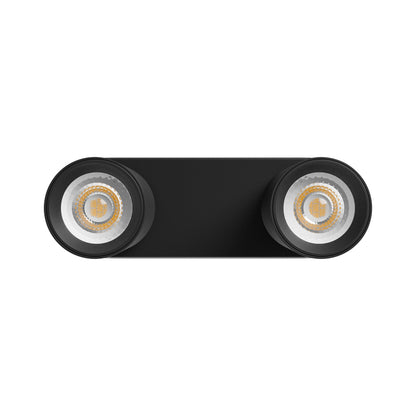 LED MADARA ALTRO Deckenleuchte 2xGU10, 230V, IP20, 220x70x135mm Schwarz Aluminium