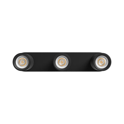 LED MADARA ALTRO Deckenleuchte 3xGU10, 230V, IP20, 350x70x135mm, Schwarz, Aluminium, Aufputz, Innenbereich
