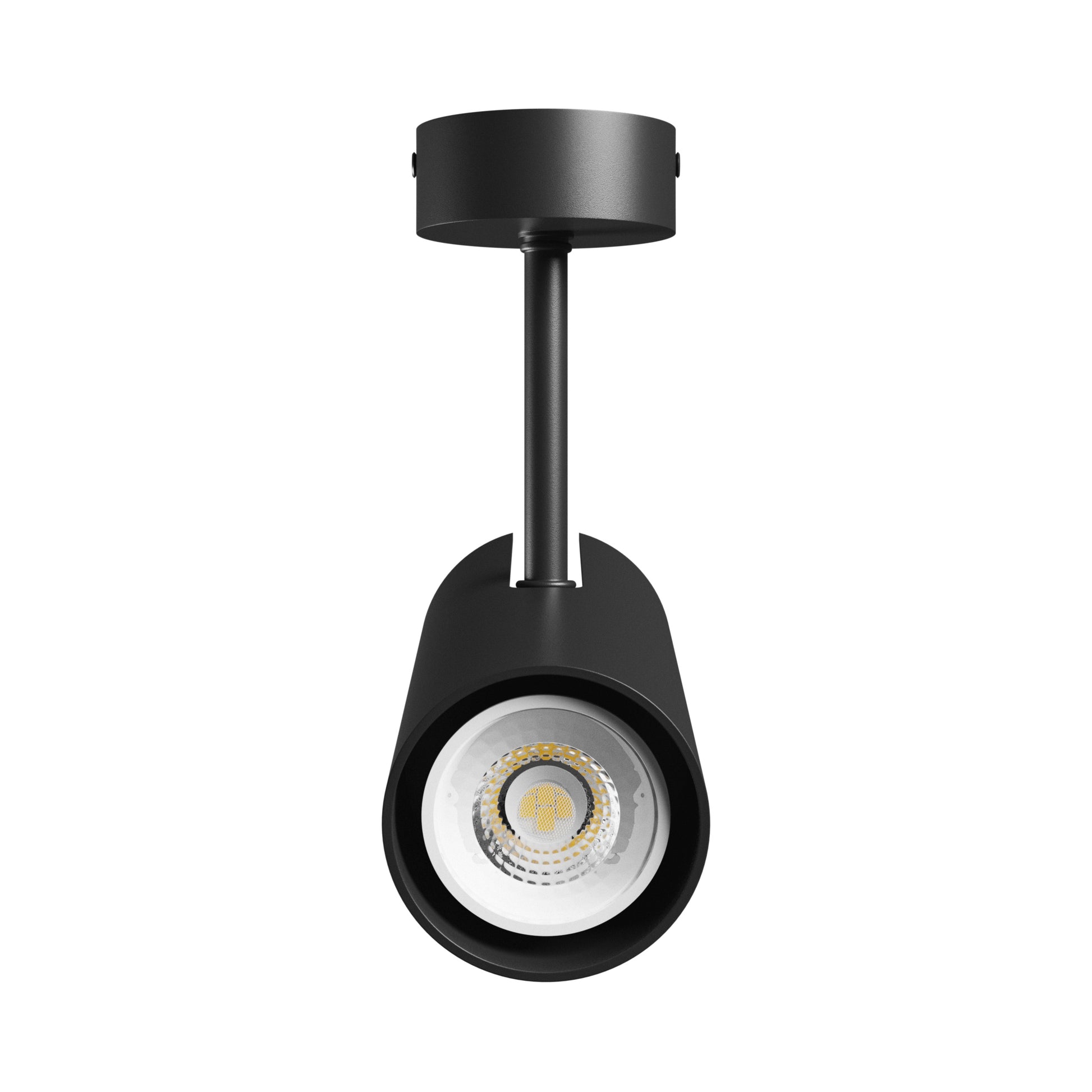 LED MADARA LIBRA GU10 Aufbauleuchte max. 10W Deckenleuchte 250V schwarz IP20 rund