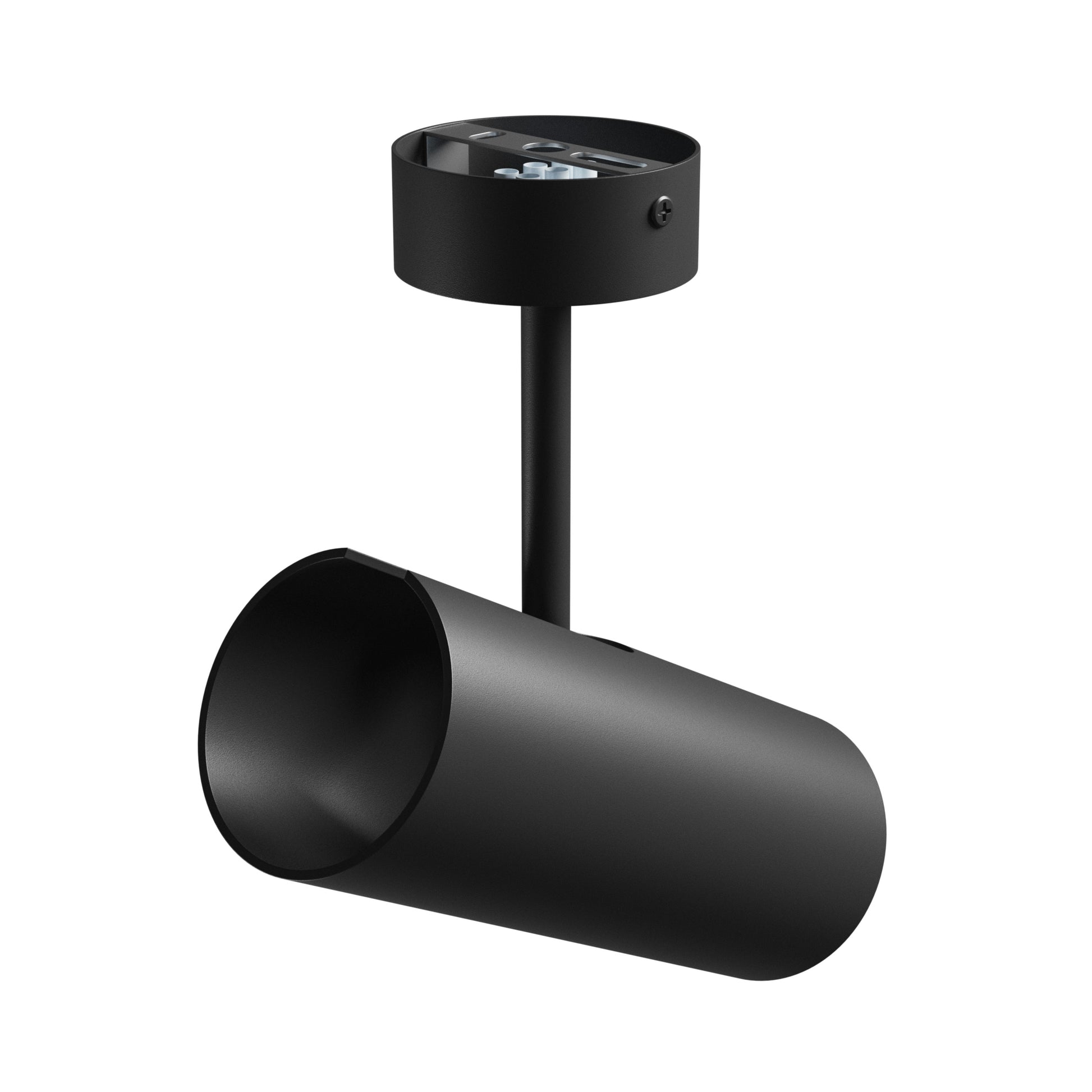 LED MADARA LIBRA GU10 Aufbauleuchte max. 10W Deckenleuchte 250V schwarz IP20 rund