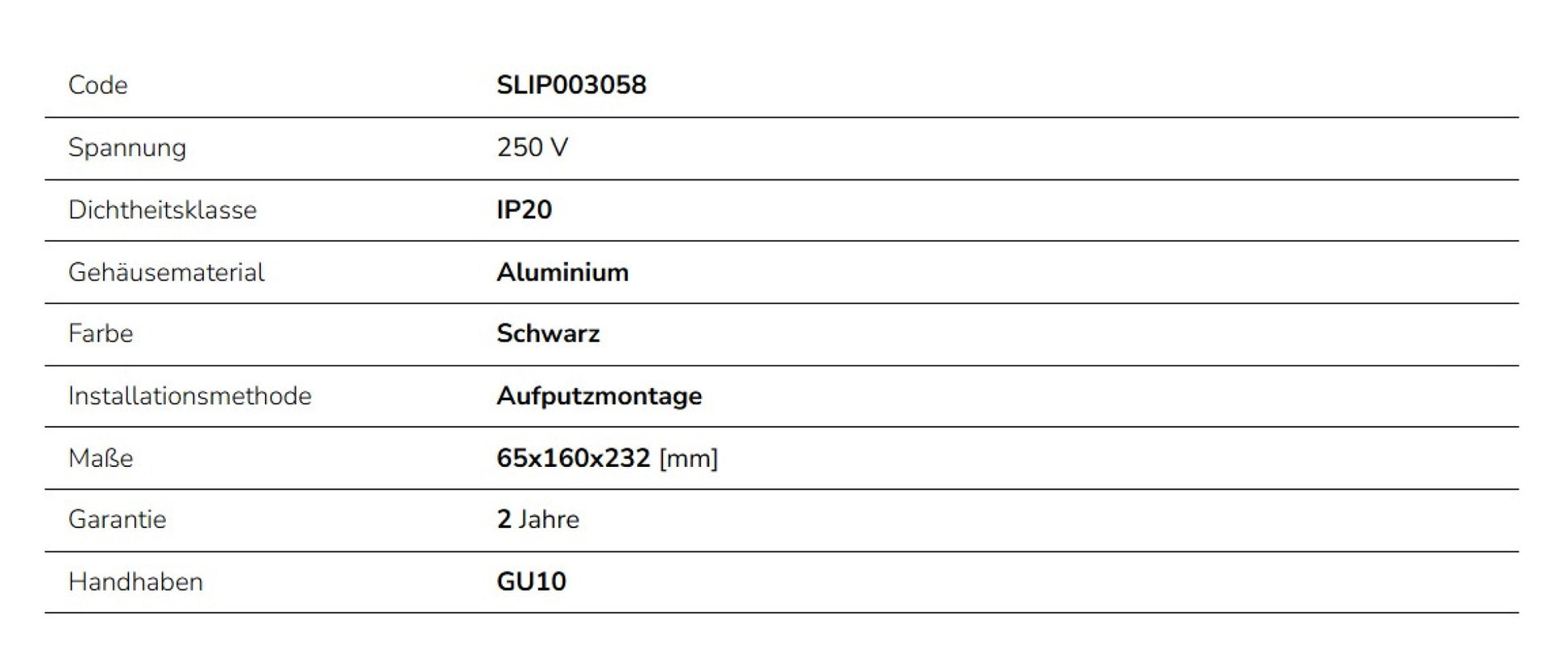 LED MADARA LIBRA GU10 Aufbauleuchte max. 10W Deckenleuchte 250V schwarz IP20 rund