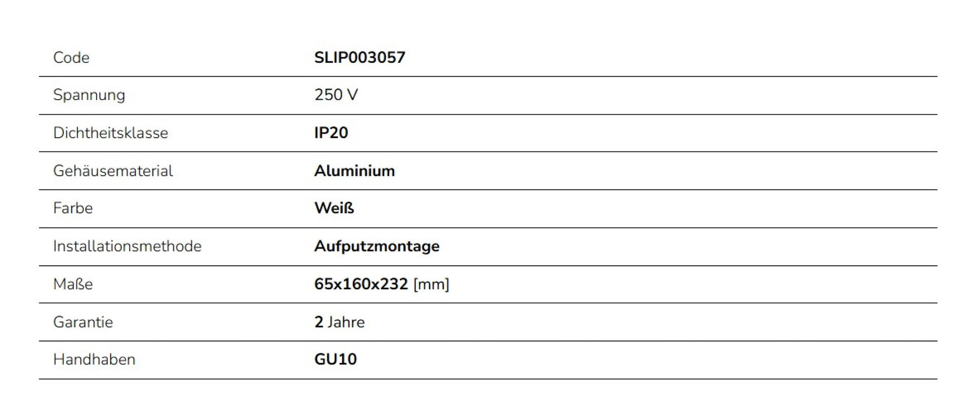 LED MADARA LIBRA GU10 Aufbauleuchte max. 10W Deckenleuchte 250V weiss IP20 rund