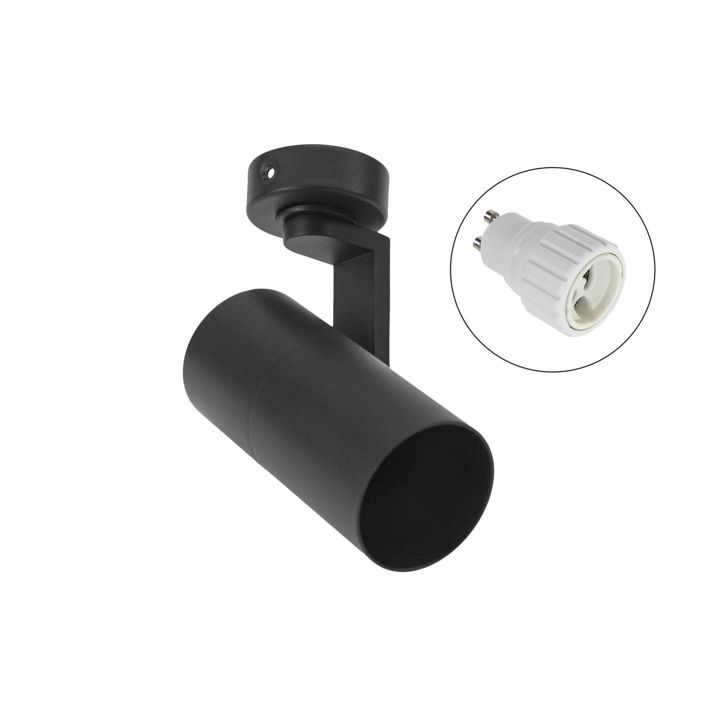 LED MADARA MINI II GU10 schwarz Deckenleuchte schwenk-&amp; drehbar IP20 max. 35W rund