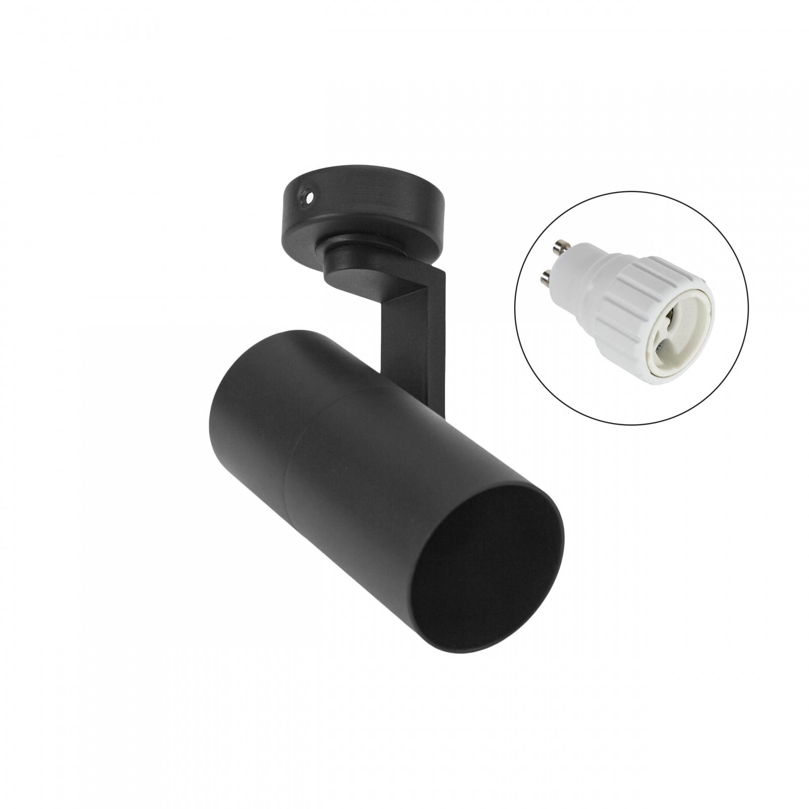 LED MADARA MINI II GU10 schwarz Deckenleuchte schwenk-&amp; drehbar IP20 max. 35W rund