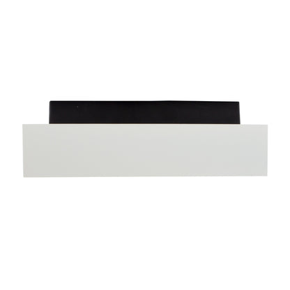 LED Mirora GU10 2 fach Deckenleuchte schwarz &amp; weiss schwenkbar IP20 max.35W eckig
