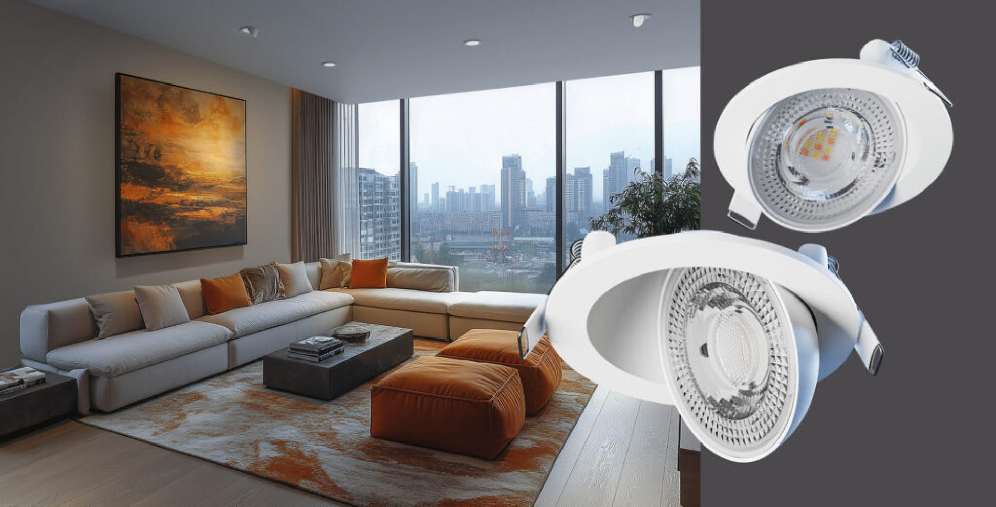 LED MOBILO LED Einbauleuchte 6,5W rund 36° verstellbar 850lm weiss IP20 2700-6000K CCT