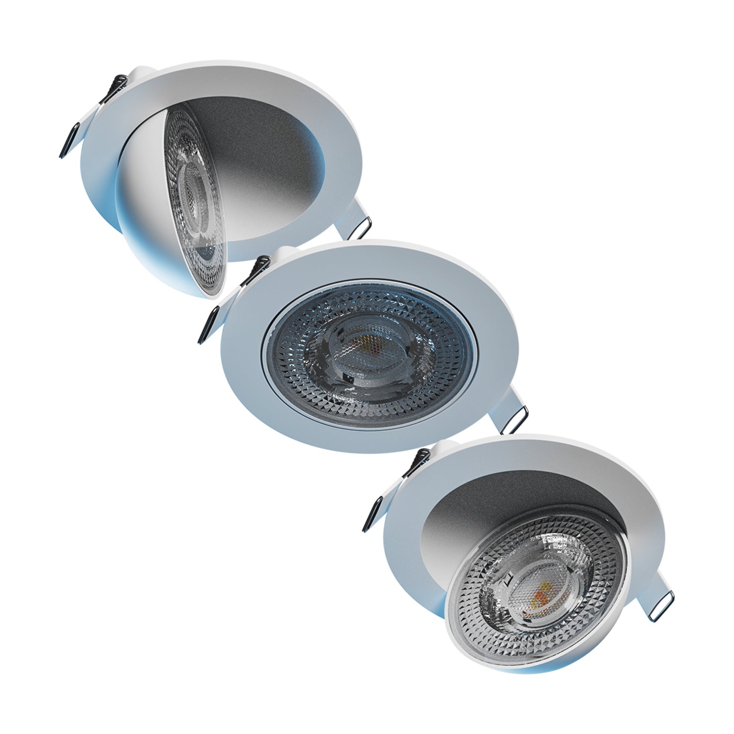 LED MOBILO LED Einbauleuchte 6,5W rund 36° verstellbar 850lm weiss IP20 2700-6000K CCT