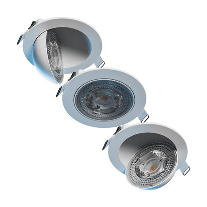 LED MOBILO LED Einbauleuchte 6,5W rund 36° verstellbar 850lm weiss IP20 2700-6000K CCT