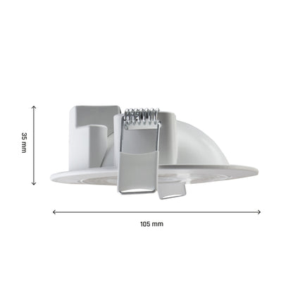 LED MOBILO LED Einbauleuchte 6,5W rund 36° verstellbar 850lm weiss IP20 2700-6000K CCT
