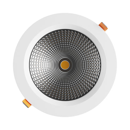 LED MONA 2 Einbaustrahler 19W schwenkbar 2850lm 90° rund 230V weiss IP54/20 Neutralweiss 4000K - Sonderanfertigung