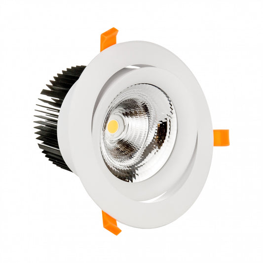 LED MONA 4 Einbaustrahler 35W schwenkbar 4725lm 60° rund 230V weiß IP20 Neutralweiß 4000K - Sonderanfertigung
