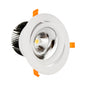 LED MONA 4 Einbaustrahler 35W schwenkbar 4725lm 60° rund 230V weiß IP20 Neutralweiß 4000K - Sonderanfertigung