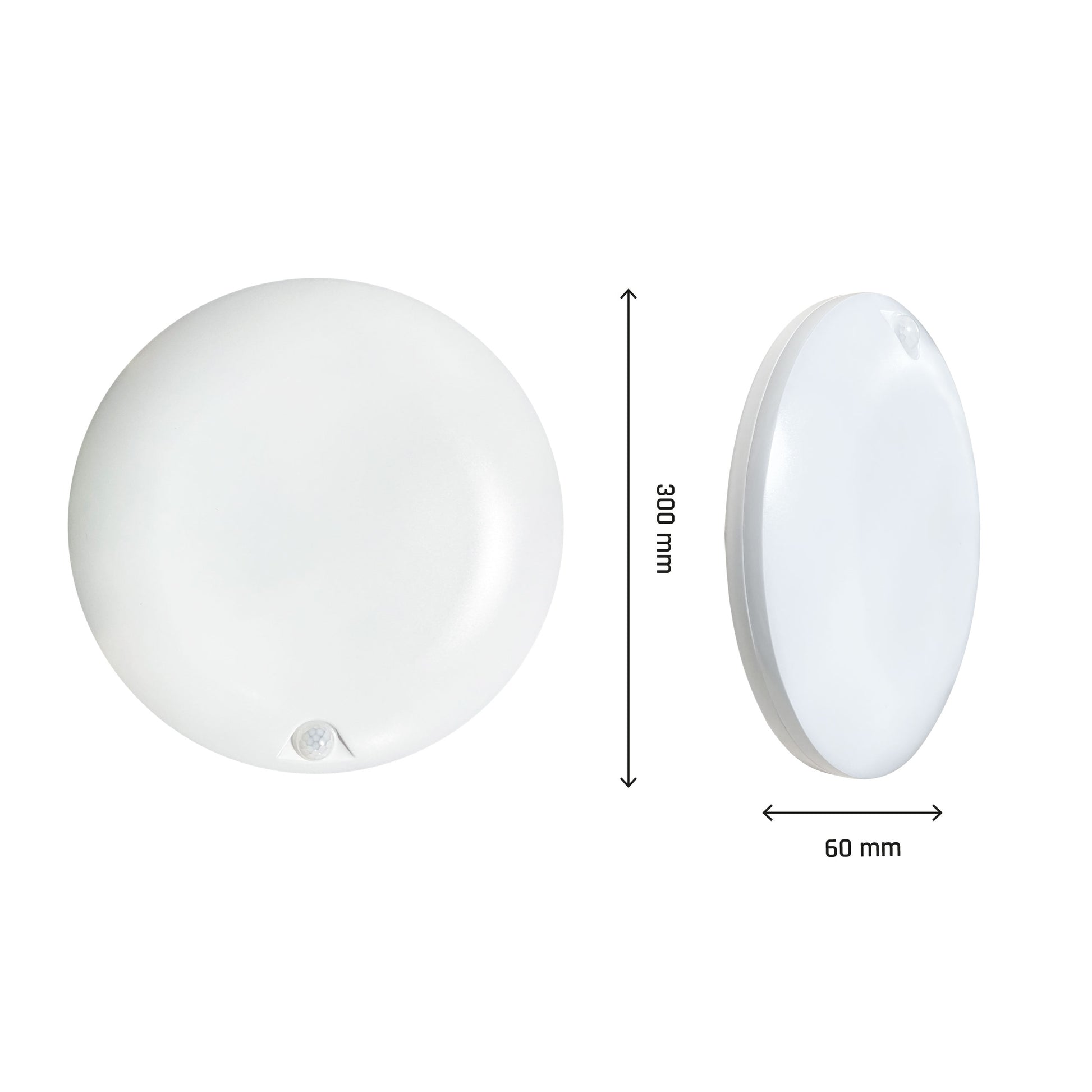 LED NAYMPHEA PROXI PIR 18W Deckenleuchte 120° 2200lm weiss IP54 rund Neutralweiss 4000K mit Bewegungssensor