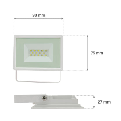 LED NOCTIS LUX 3 Fluter weiß 10W Strahler 975lm IP65 Neutralweiß 4000K