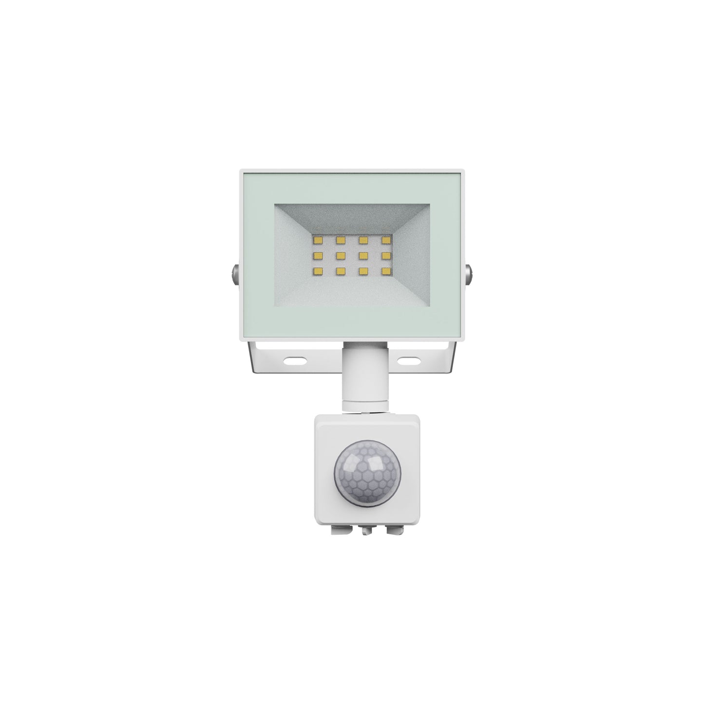 LED NOCTIS LUX 4 Fluter 10W Strahler 750lm weiss 100° IP44 Kaltweiss 6000K mit Bewegungssensor