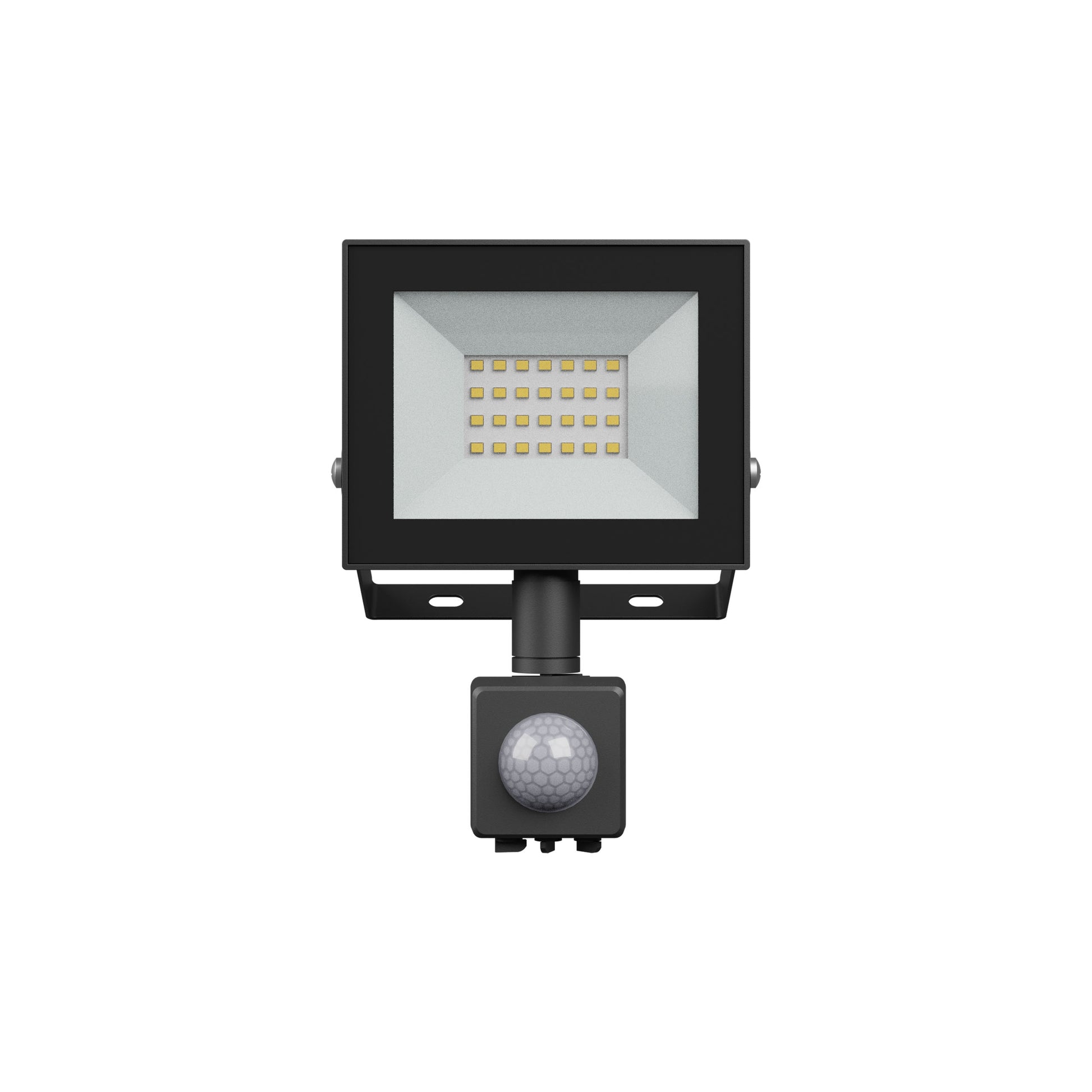 LED NOCTIS LUX 4 Fluter 20W Strahler 1650lm schwarz 100° IP44 Kaltweiss 6000K mit Bewegungssensor