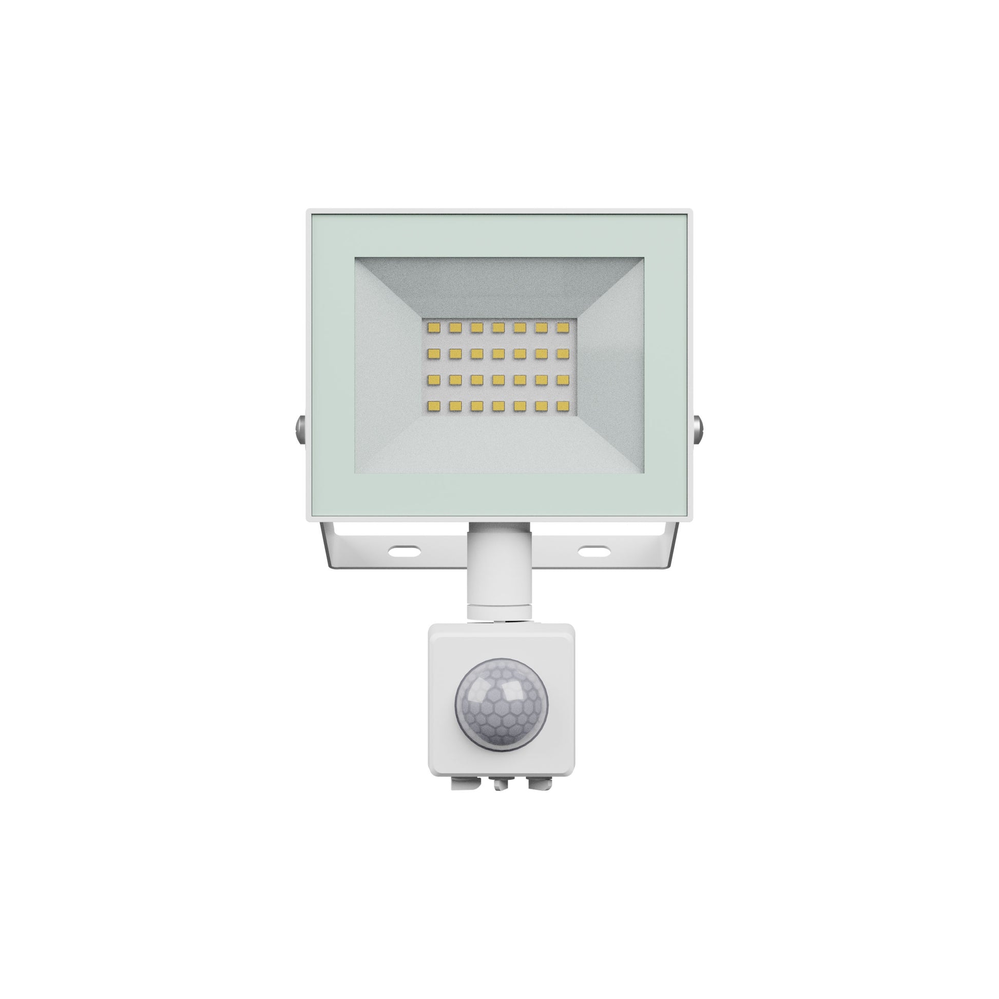 LED NOCTIS LUX 4 Fluter 20W Strahler 1650lm weiss 100° IP44 Neutralweiss 4000K mit Bewegungssensor